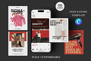 Instagram Canva Templates, a Social Media Template by Artisan Vibes (Thumbnail 1 of 7)
