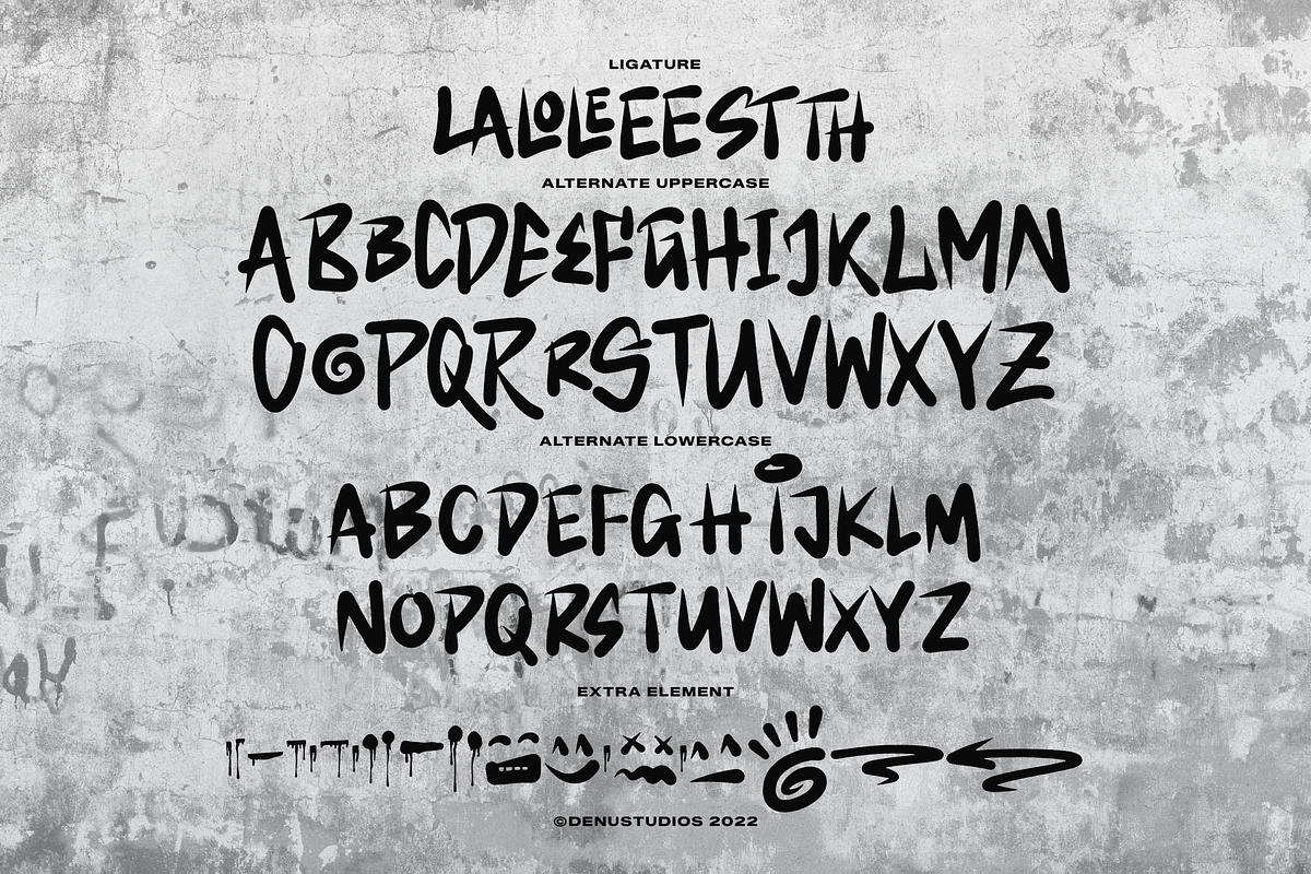 Forge Zone | Graffiti Font, a Handwritten Font by Denustudios (Photo 12 of 12)