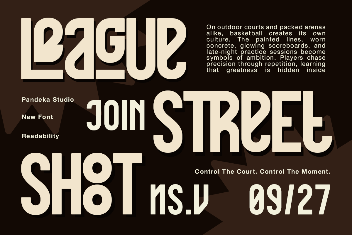 Black Roane - Condensed Sport Font, a Sans Serif Font by Pandeka Studio (Photo 7 of 9)