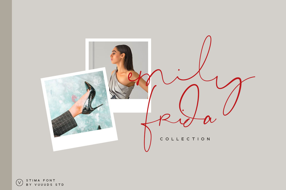 Stima Font, a Script Font by vuuuds (Photo 3 of 10)