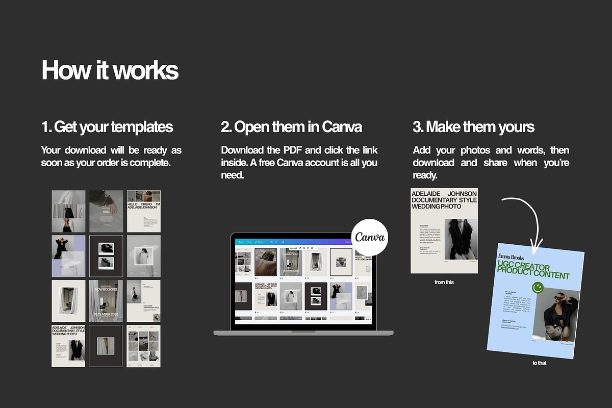 30 Editorial Canva Post Templates, a Marketing Template by With Faith & Love (Photo 7 of 8)