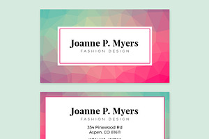 Business Card Template - POLYGON 01