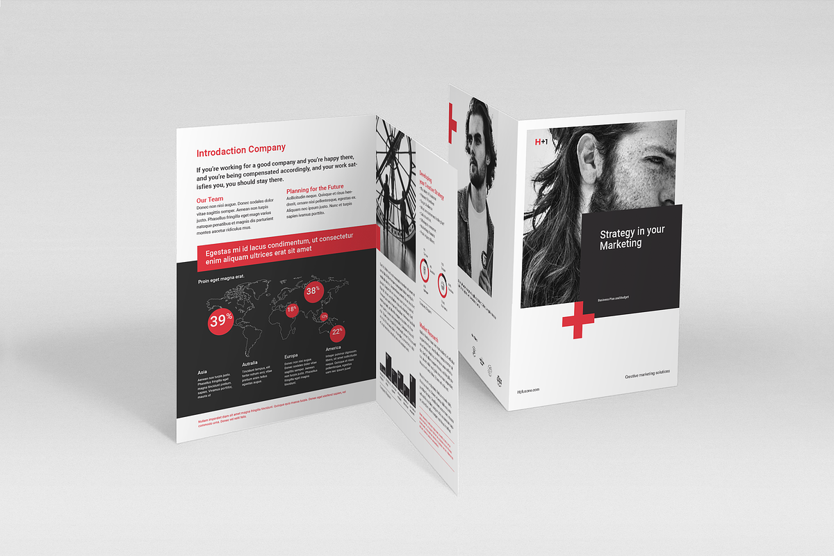 Business Bifold Brochure, a Brochure Template by BOXKAYU (Photo 1 of 6)
