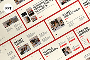 Beige Red Investor Pitch Deck PPT, a Presentation Template by graphicook (Thumbnail 1 of 5)