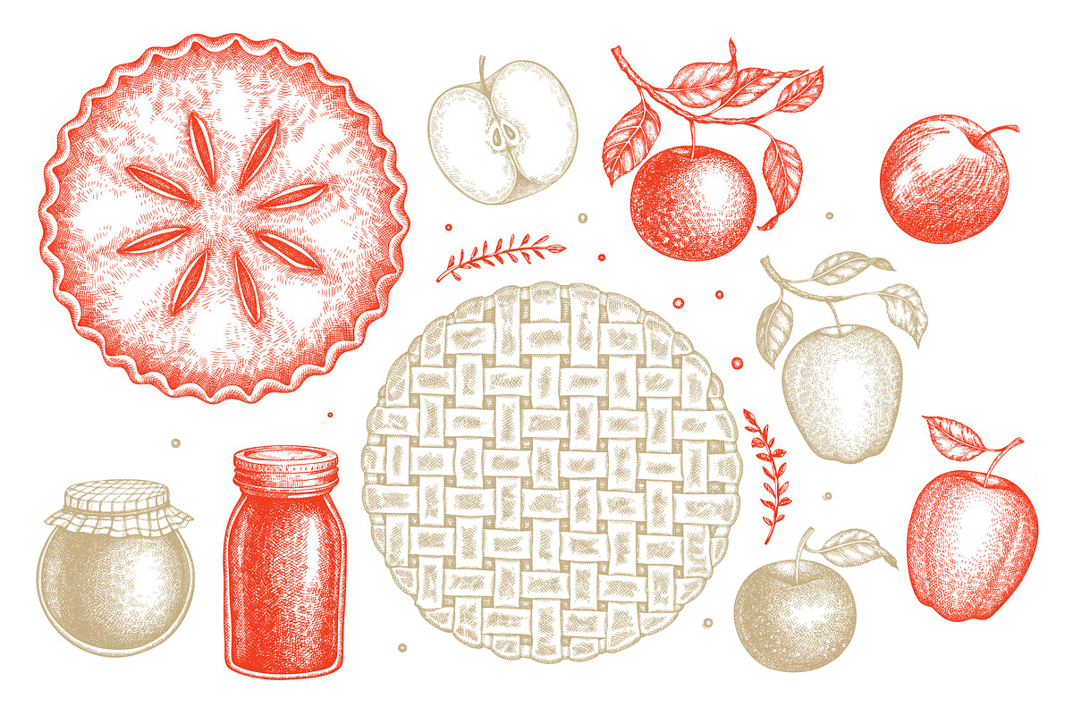 Autumn Season Illustrations, a Seasonal Illustration by Lubov Illustrations Shop (Photo 3 of 6)