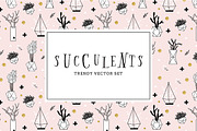 Succulents, an Illustration by Le Chernina (Thumbnail 1 of 3)