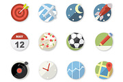 24 + 12 Rounded Flat Icons Pack, an Icon by meanicons (Thumbnail 2 of 4)