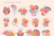 Flowers and shapes collection, an Object Graphic by Uniyok (Thumbnail 3 of 8)