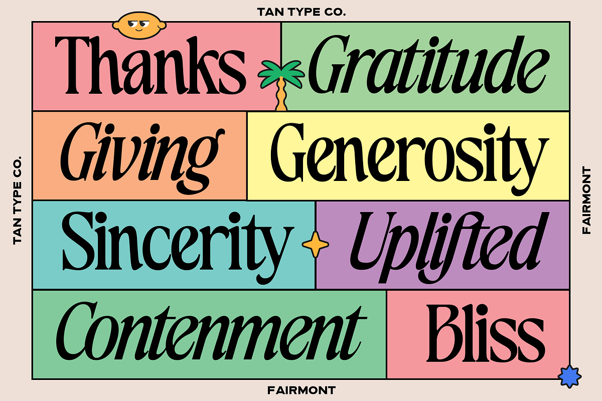 TAN-FAIRMONT DUO FONT, a Serif Font by TanType (Photo 7 of 10)