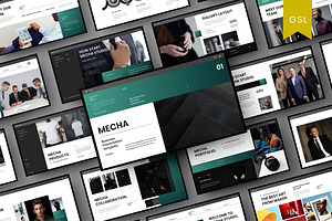 Mecha - Business Google Slide, a Presentation Template by Dens Creative Studio