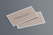 Simple Minimal Business Card, a Business Card Template by Saman Osama (Thumbnail 3 of 6)