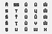 Raster - Block Font, a Font by SelfBuild Type (Thumbnail 8 of 12)
