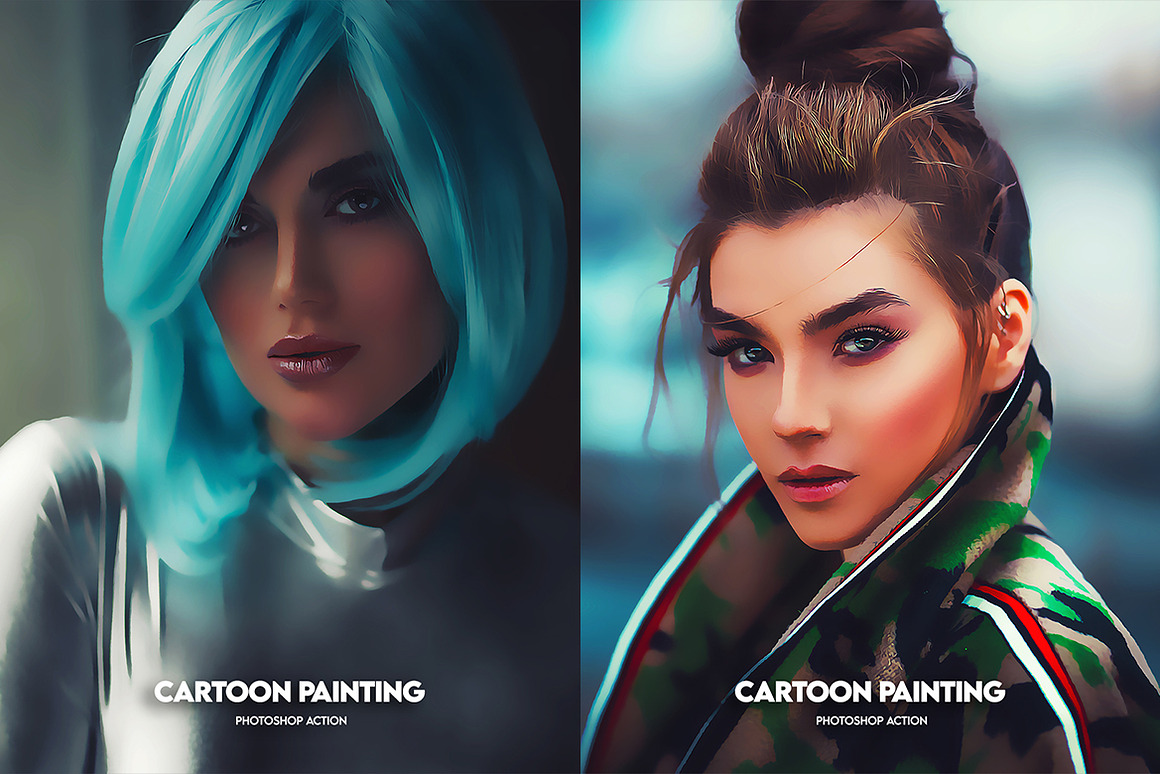 4in1 Cartoon & Vector Art Ps Action, an Action Add-On by ridvanpars (Photo 6 of 9)