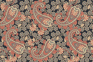 Fashion Paisley Seamless Pattern