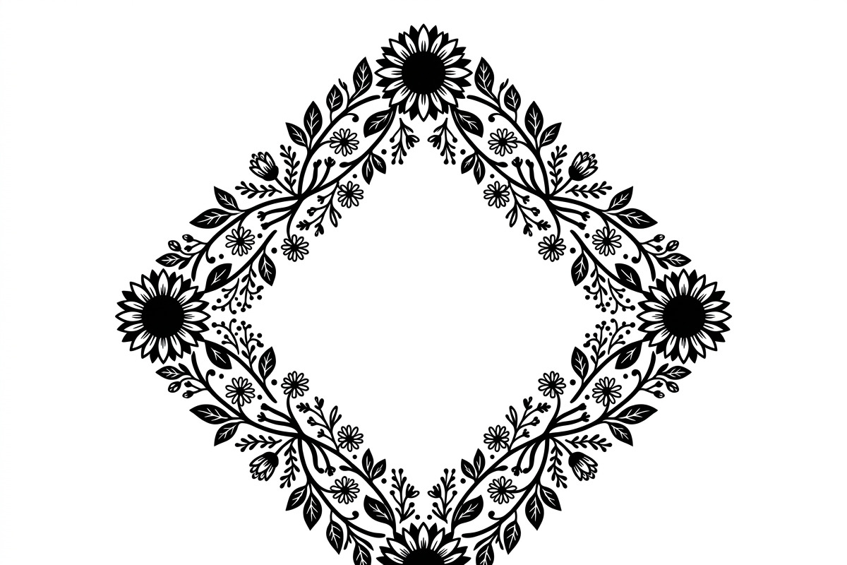 60 Romantic Diamond Wall Floral, a Decorative Illustration by Amazin_art (Photo 10 of 42)
