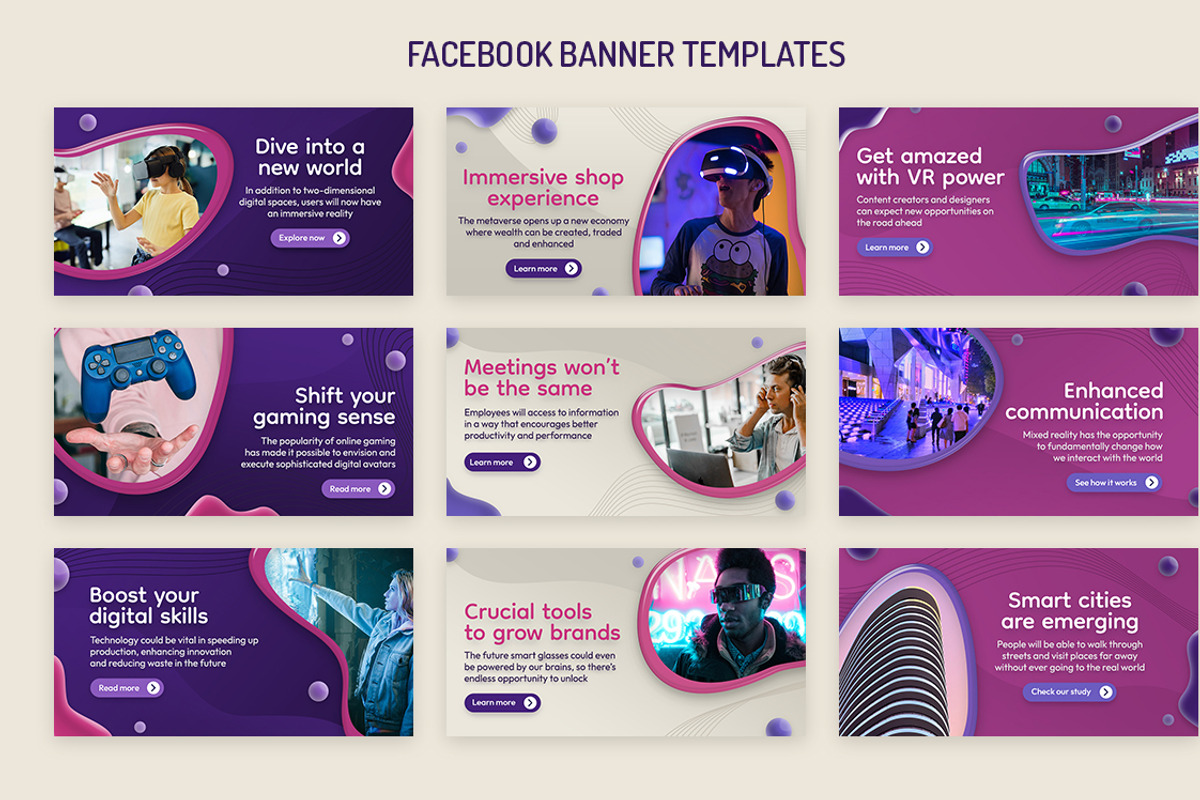 Social Media Kit - Metaverse, a Social Media Template by Brandify Studio (Photo 4 of 4)