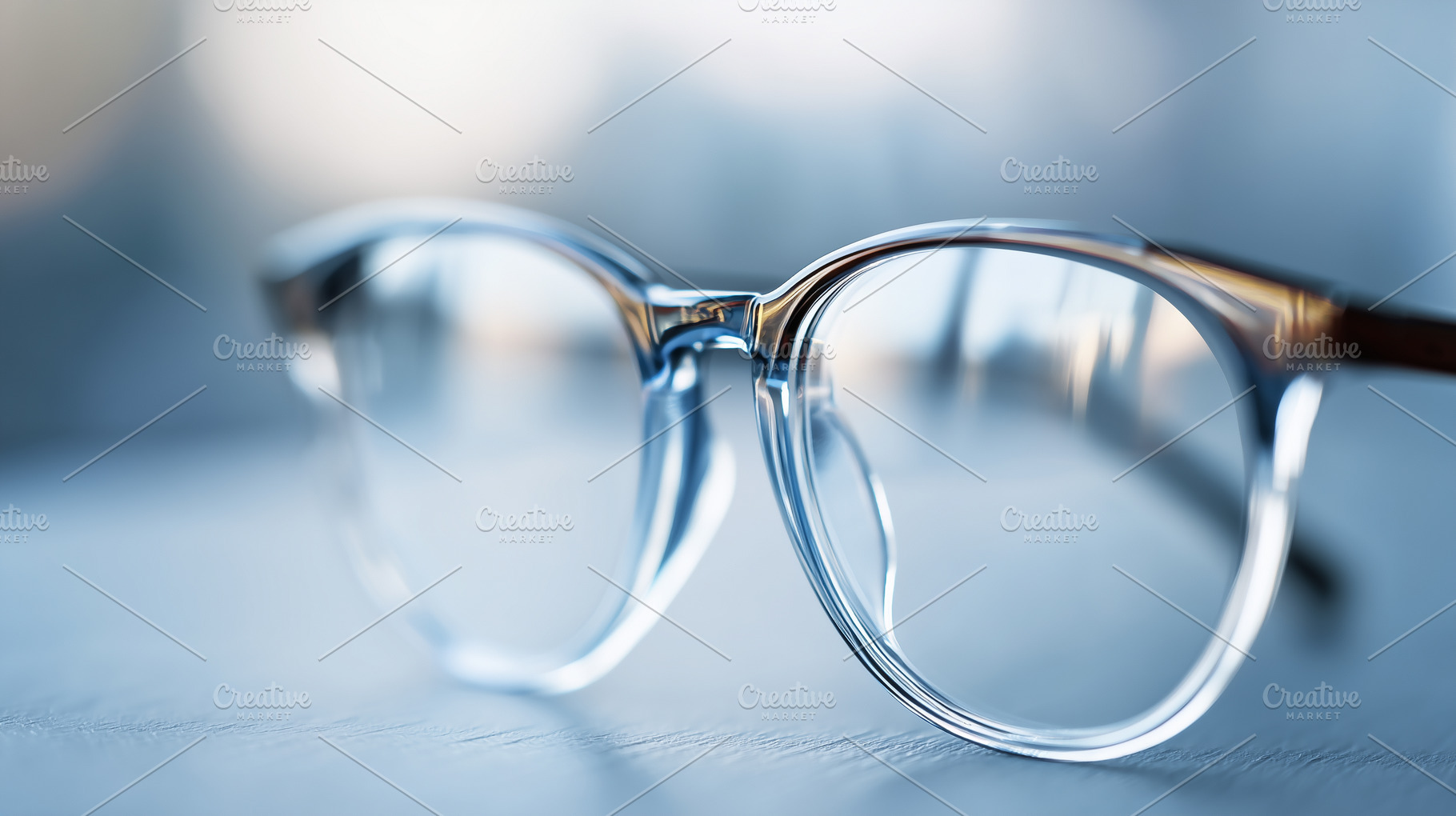 Transparent eyeglasses with lenses, a Health & Medical Photo by MistyDay