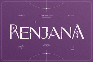 Renjana Typeface