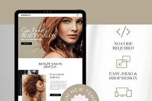 Wix Hair Beauty Salon Template