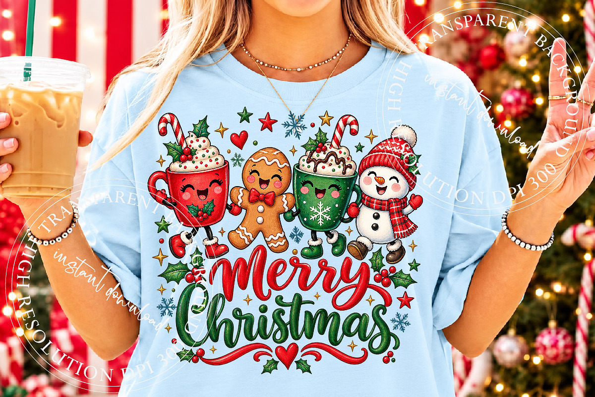 Trending Cute Christmas Characters, a Work Illustration by SinaCreation (Photo 2 of 6)