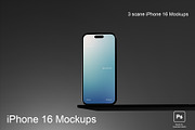 iPhone 16 mockup | aplle devices, an iPhone Mockup by Aquarianz Studio (Thumbnail 1 of 4)