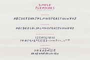 Simple Pleasures | Watercolor SVG, a Sans Serif Font by Callie Rian & Co. (Thumbnail 9 of 10)