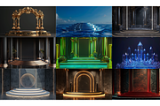 Podium Backgrounds, a Background Graphic by MarisoArt (Thumbnail 12 of 12)