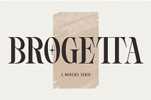 BROGETTA - Modern Serif Font