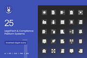 25 LegalTech & Compliance Icons, a Solid Icon by IconBunny (Thumbnail 1 of 2)