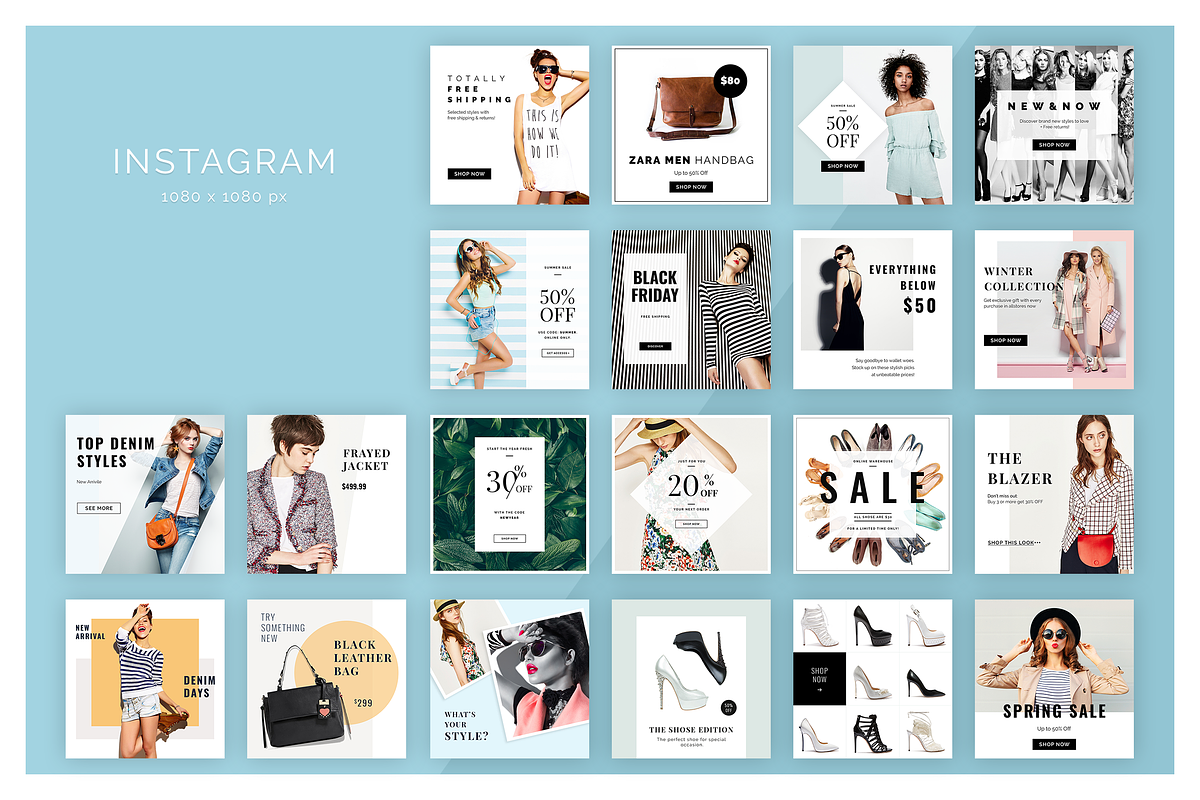 Fashion Social Media Pack, a Social Media Template by hoangpts (Photo 3 of 7)