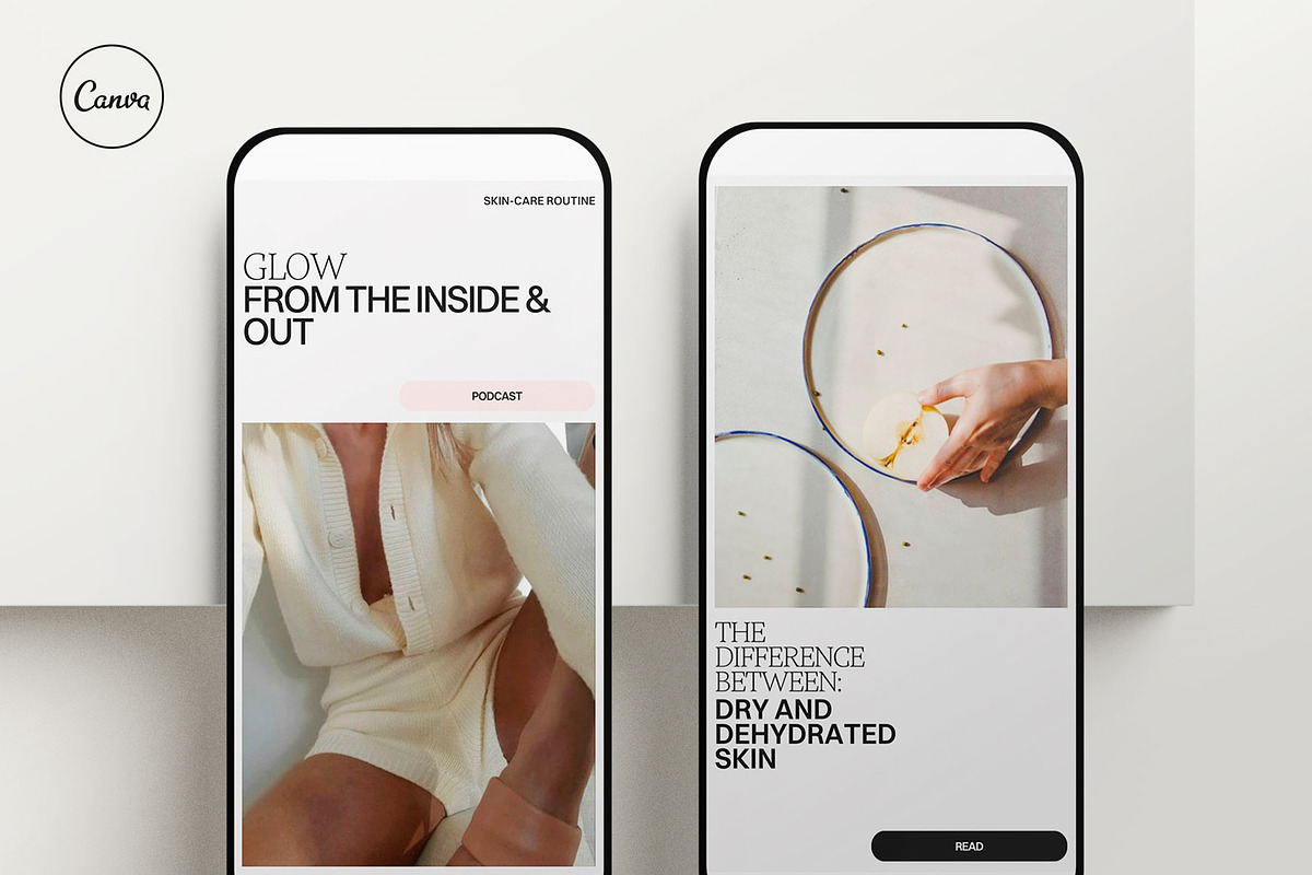 Beauty Instagram Stories, a Social Media Template by Moscovita Studio (Photo 1 of 18)