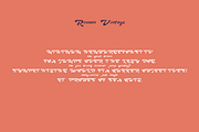 Roman Vintage, a Handwritten Font by albert_kalingga (Thumbnail 4 of 5)