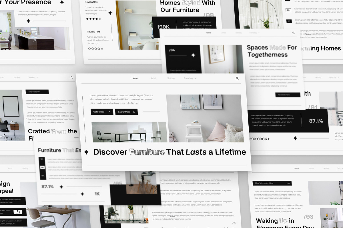 Minimalist Furniture Keynote, a Presentation Template by MtvtdArt (Photo 3 of 6)