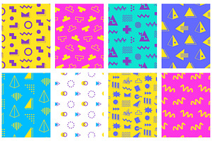 200 Geometric 90s Graphics Bundle