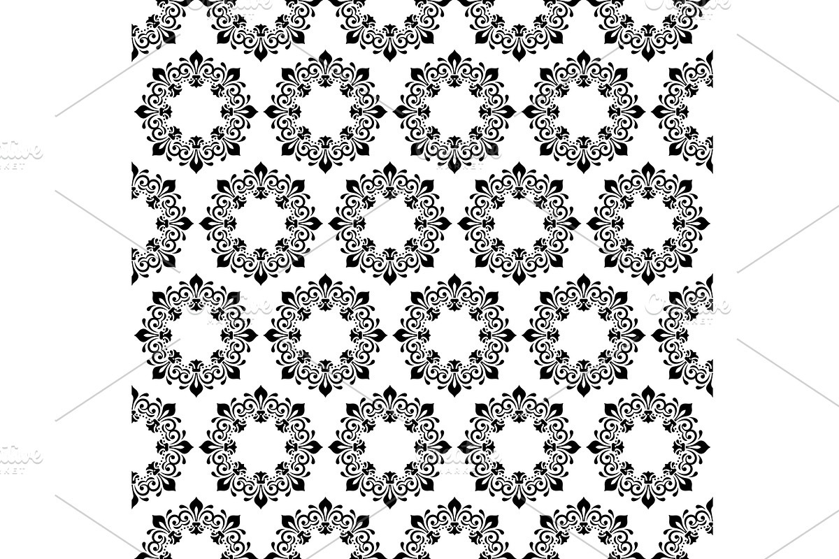 Damask Vector Background, a Pattern Graphic by FineArtStudio (Photo 1 of 3)