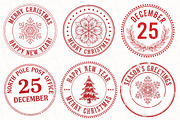 Christmas Stamp Sublimation, an Illustration by OK Design (Thumbnail 5 of 5)