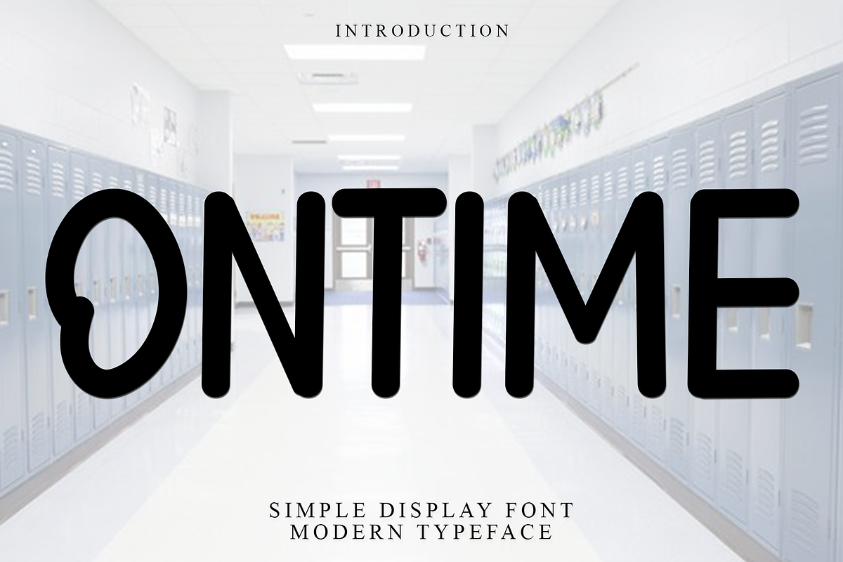 Ontime, a Sans Serif Font by FreshTypeINK (Photo 1 of 7)