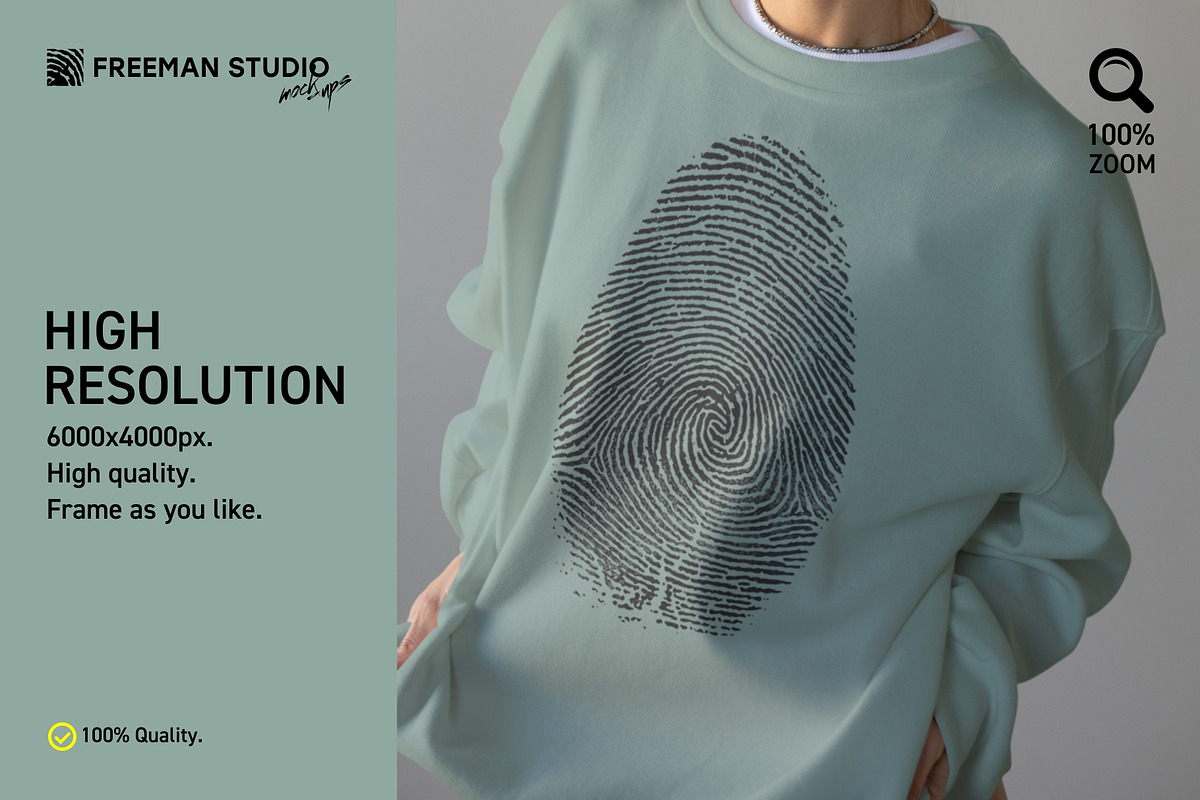 Sweatshirt Mock-Up Set, a Hoody Mockup by Freeman Studio (Photo 5 of 16)