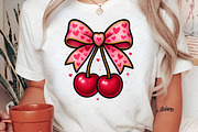 Cherry Love Valentine Coquette Heart, an Illustration by Libby Wishes (Thumbnail 7 of 7)