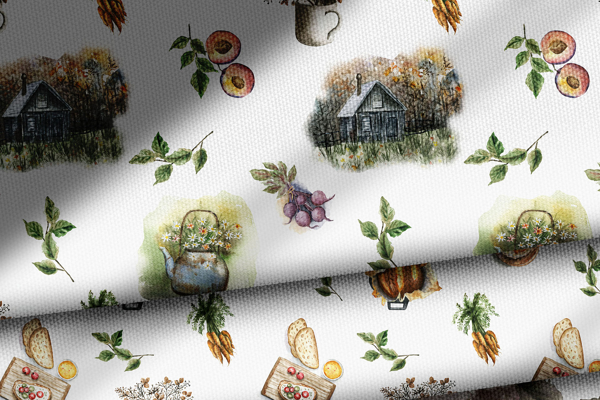 Watercolor Slow Living Collection, an Illustration by ViolettaKh (Photo 6 of 15)