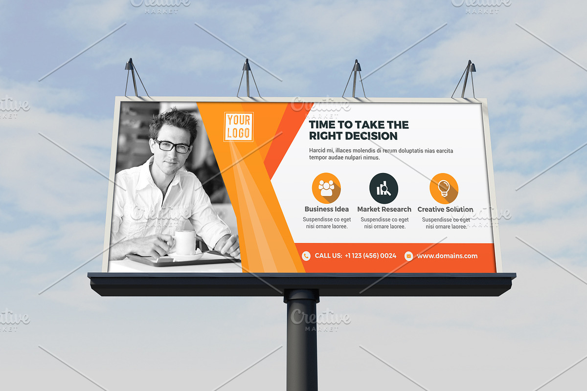 Signage Billboard, a Flyer Template by Cristal Pioneer