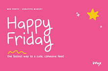 Happy Friday - Font & Dingbat Duo