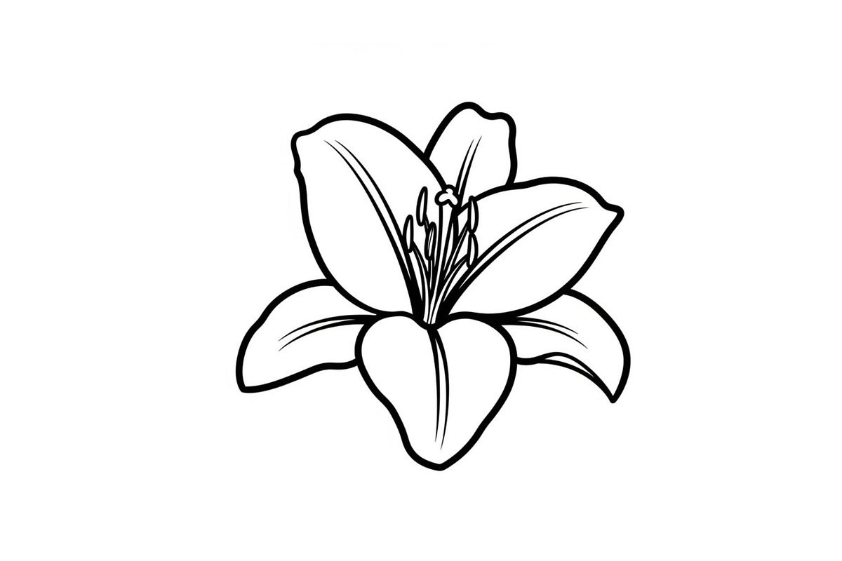 Black Lily Flower Vector Bundle, an Illustration by Designs_River (Photo 30 of 51)