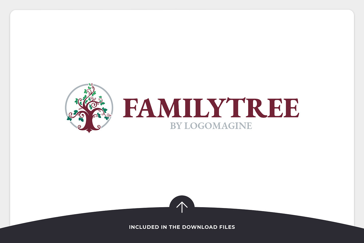 Family Tree Logo Template, a Branding & Logo Template by LOGOMAGINE (Photo 12 of 16)