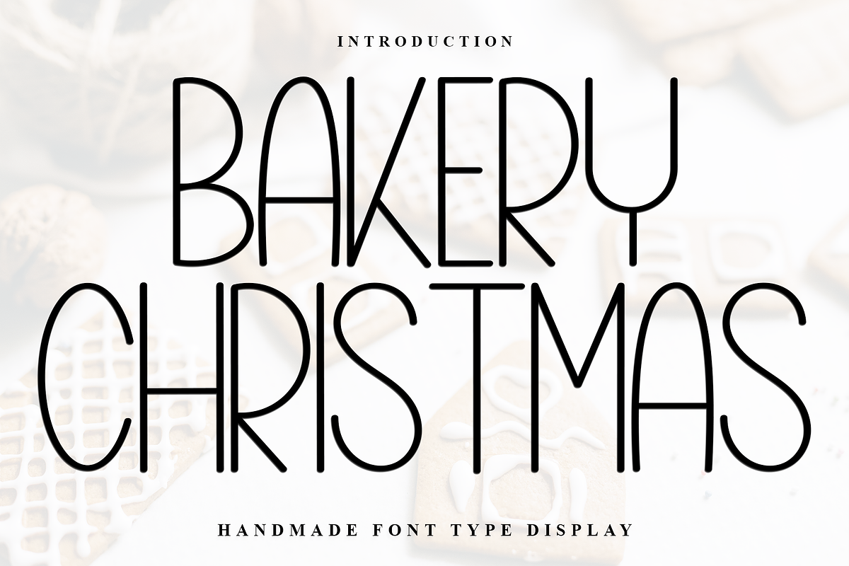 Bakery Christmas, a Sans Serif Font by InermediaSTUDIO (Photo 1 of 8)