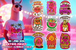 Retro Fruit Squad - Groovy Summer