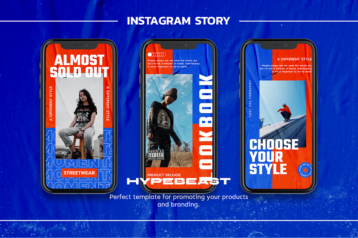 Redeep-Hype Instagram Stories & Post, a Social Media Template by MYDesign (Photo 2 of 5)
