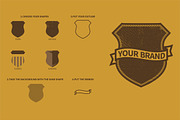 Shield and Ribbons, an Object Graphic by Dega Syukurilah (Thumbnail 3 of 4)