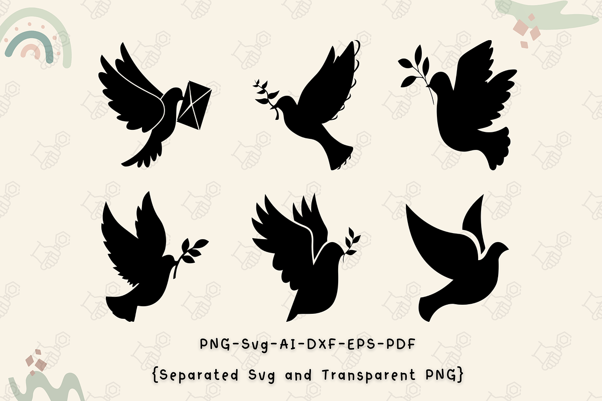 Dove Carrying Envelope, Dove SVG, a Graphic by Cheerful World