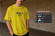 Urban Streetwear T-Shirt Mockup Set, a Shirt Mockup by RamStudio2 (Thumbnail 2 of 6)